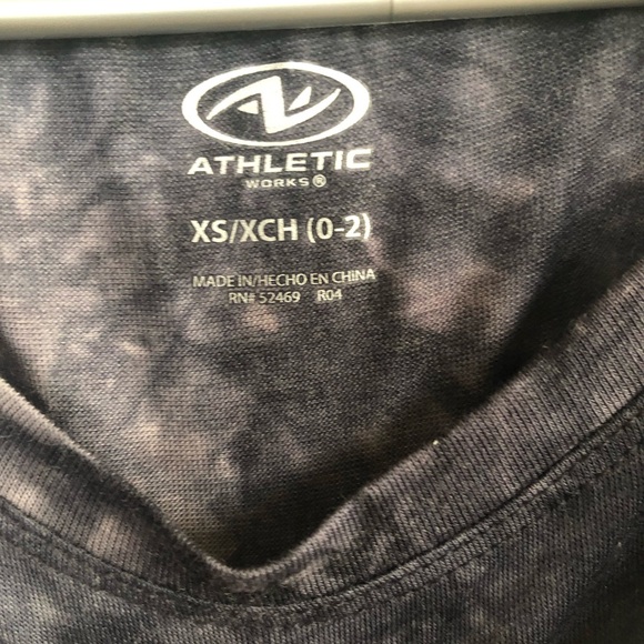 ATHLETIC WORKS Womens Tank Top XS 0-2 Graphics Tie Dye POWERFUL Graphics New - Picture 4 of 8